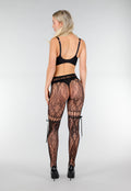 Zwarte Kanten Fishnet Panty