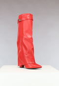 Rode Statement Boot met Omslag