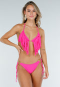 Roze Bikini Broekje met Gouden Details