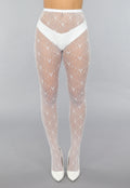 Hartjes Fishnet Panty in Wit