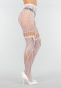 Witte Kanten Fishnet Panty