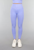 Gestreepte Print Yogabroek in Lavendel