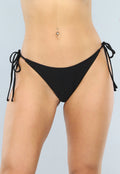 Sexy Zwart Brazilian Bikinibroekje met Scrunch Detail