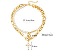 Goudkleurige Ketting met Parels