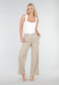 Witte Body met Vierkante Hals en Brede Bandjes