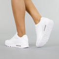 Witte Sneakers met Lucht Zool