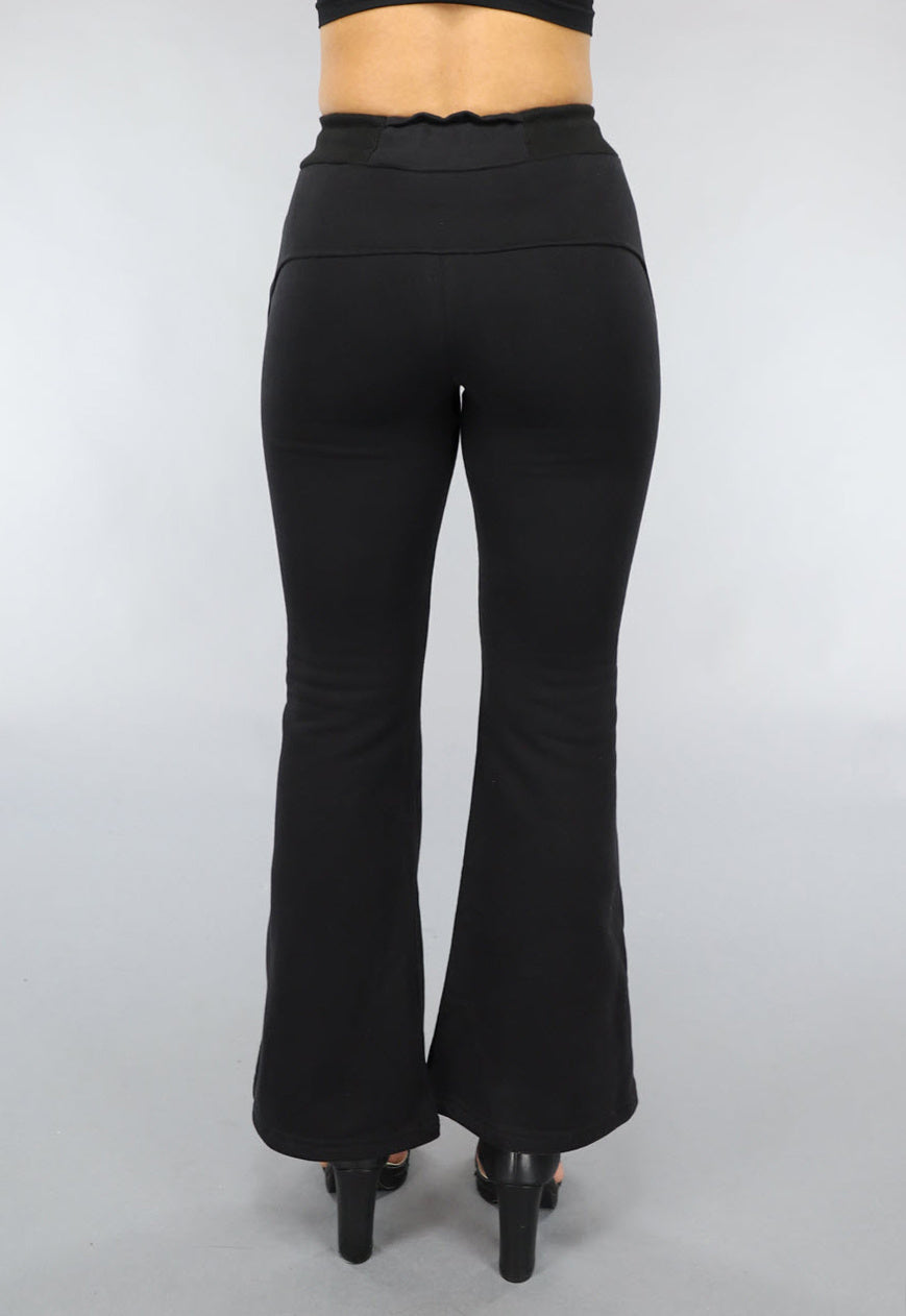 Zwarte Jogger met Flair Model