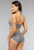 Reflecterende Two Piece met Cut Outs en Voorgevormde Cups