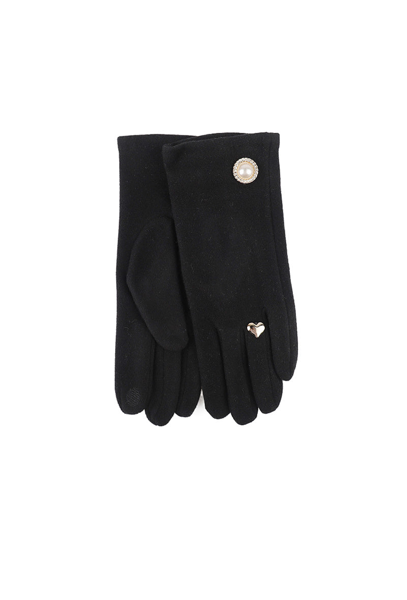 Zachte Handschoenen met Gouden Details