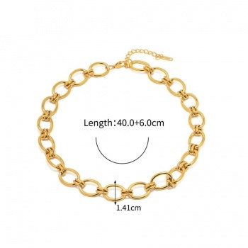 Gouden Statement Chain Ketting