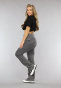 Redial Jeans  Tall Grijze Straight Leg Jeans met Stretch