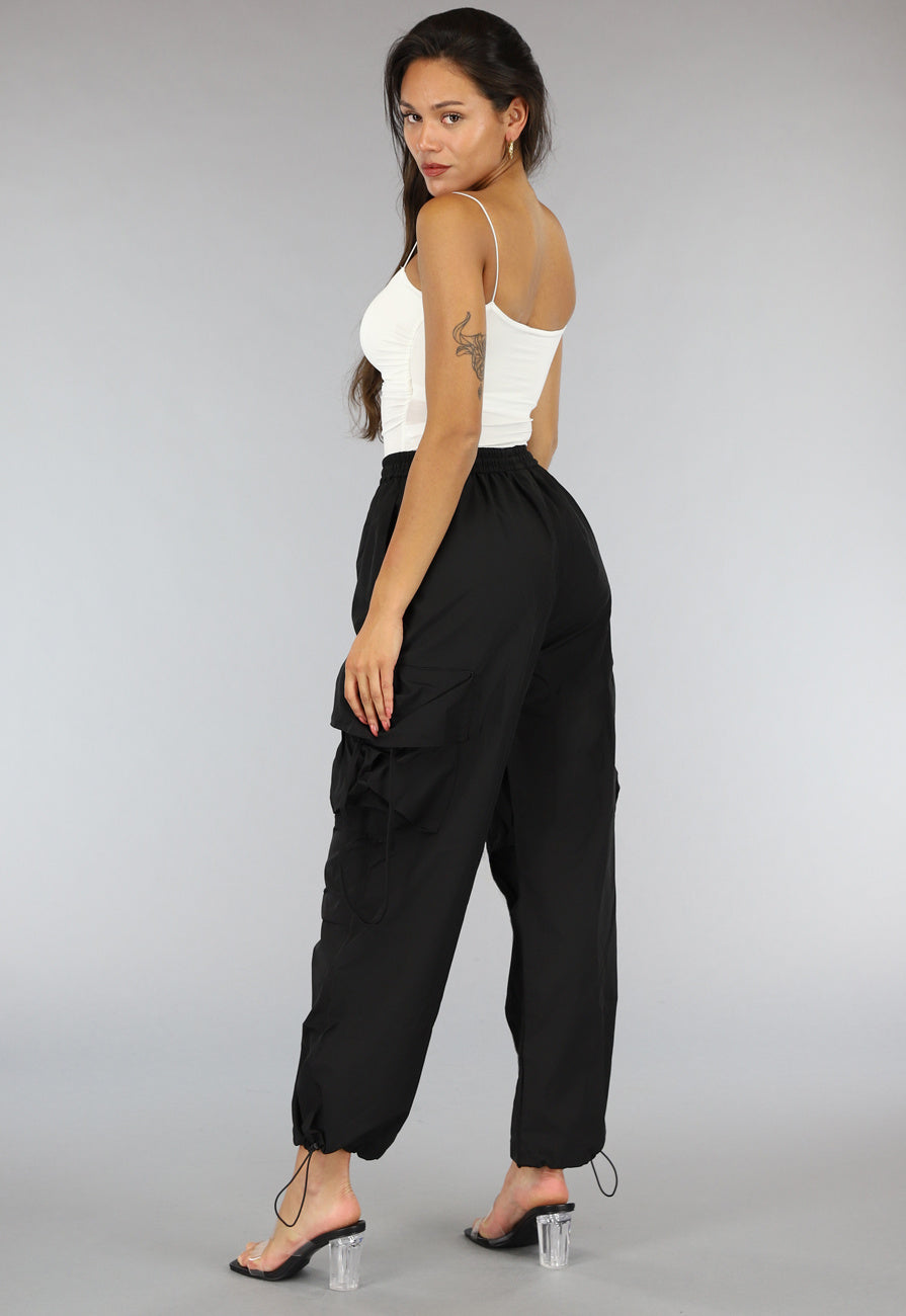 Zwarte Parachute Cargo Broek