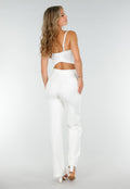 Witte Push Up Strass Bustier