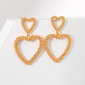 Gouden Hartjes Oorhangers