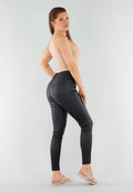 Nude String Body Mouwloos met Hoge Hals