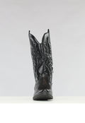 Zwarte Lederlook Cowboylaarzen