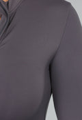 Antraciet Sportief Jumpsuit met Rits