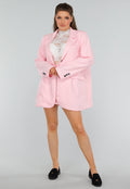 Oversized Lichtroze Blazer