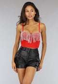 Rode  Push Up Strass Bustier