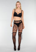 Zwarte Kanten Fishnet Panty