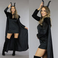 Gothic Kostuum met Lange Cape