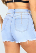 Goudkleurige Bodychain met Schelpen Detail