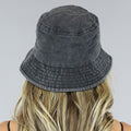 Zwarte I Don't Care Bucket Hat