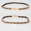 Gouden Zigzag Stretch Ceintuur