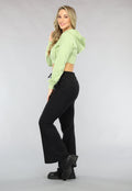 Zwarte Jogger met Flair Model