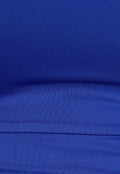 Donkerblauwe Bodysuit met Open Zij