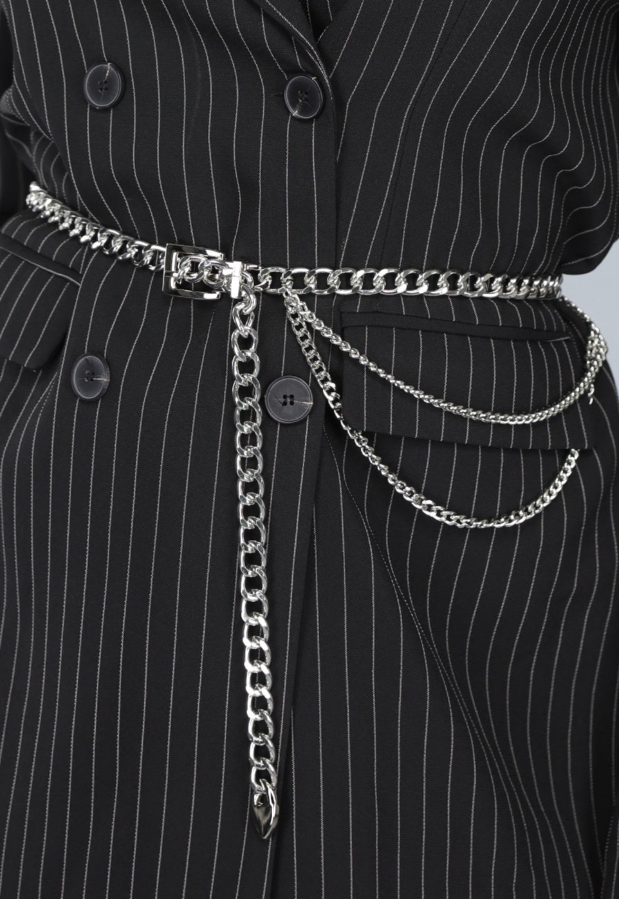 Ketting Riem in Zilver
