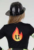 Zwarte Brandweer Helm met Embleem
