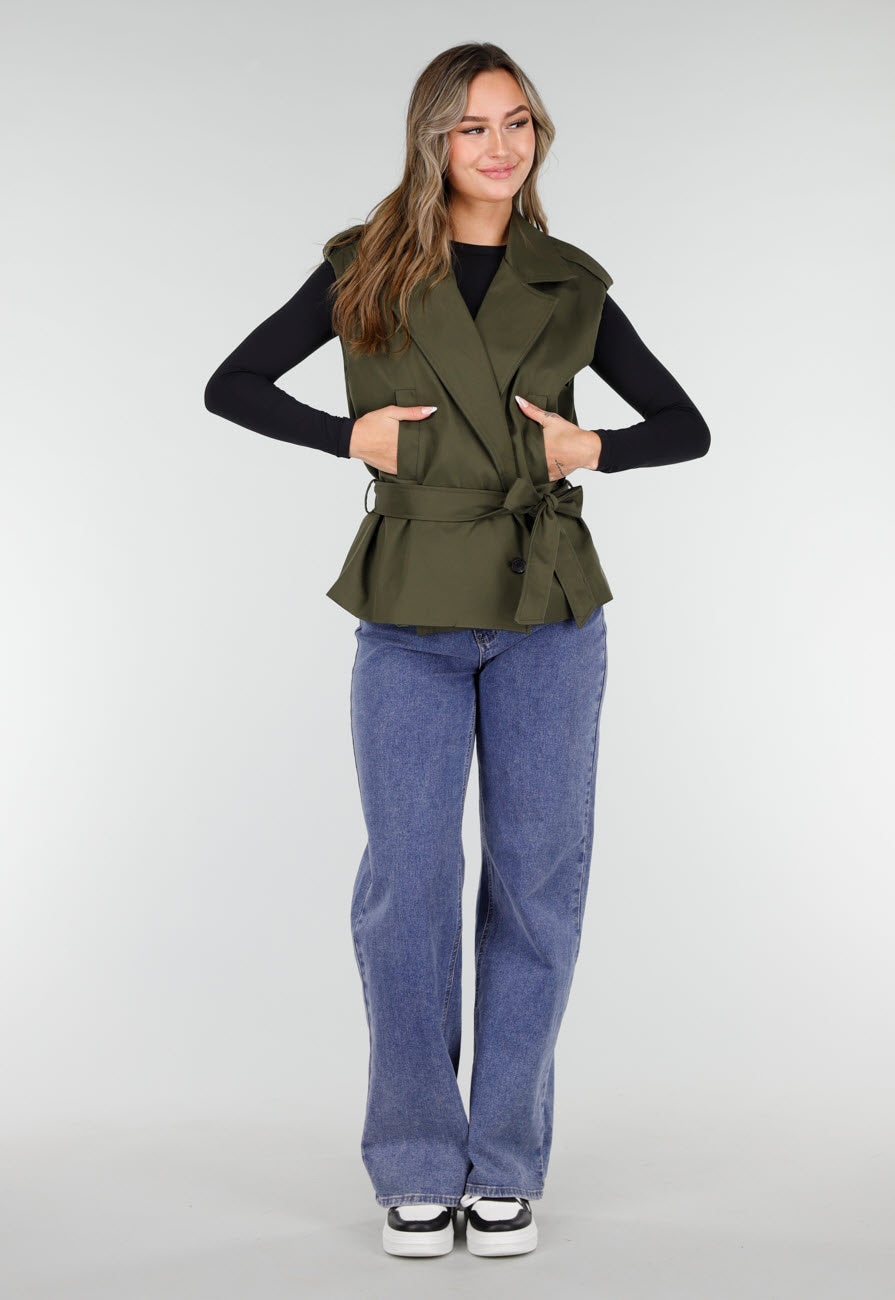 Overslag Gilet Groen