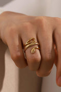 Stainless Steel Ring met Slangen Model