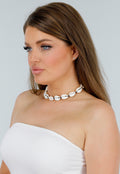 Kauri Schelpen Ketting met Karabijnsluiting