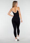 Zwarte Sportieve Top met Push Up Effect