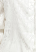 Witte Luipaard Print Pantalon Set