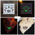 Glow In The Dark Tijdelijke Halloween Tattoo Set