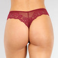 Rode Mesh String met Kanten Details