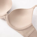 Beige T-Shirt BH met Kruisbare Bandjes