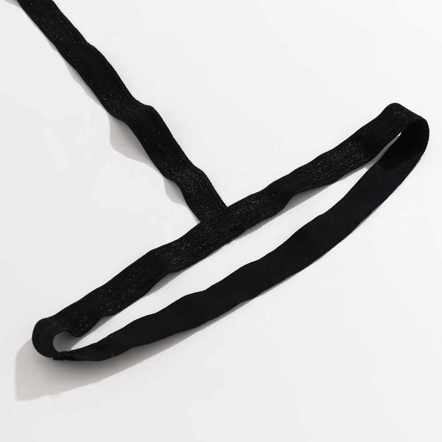 Zwarte Stretch Jarretels