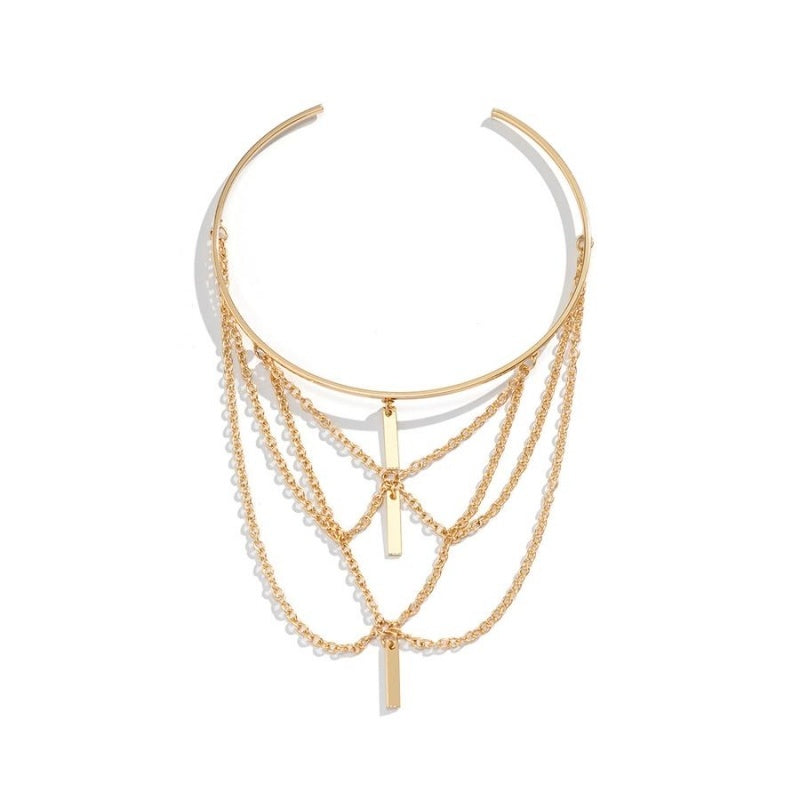 Gouden Layered Arm Ketting