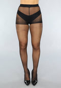 Klassieke 10 Denier Panty met Corrigerend Broekje