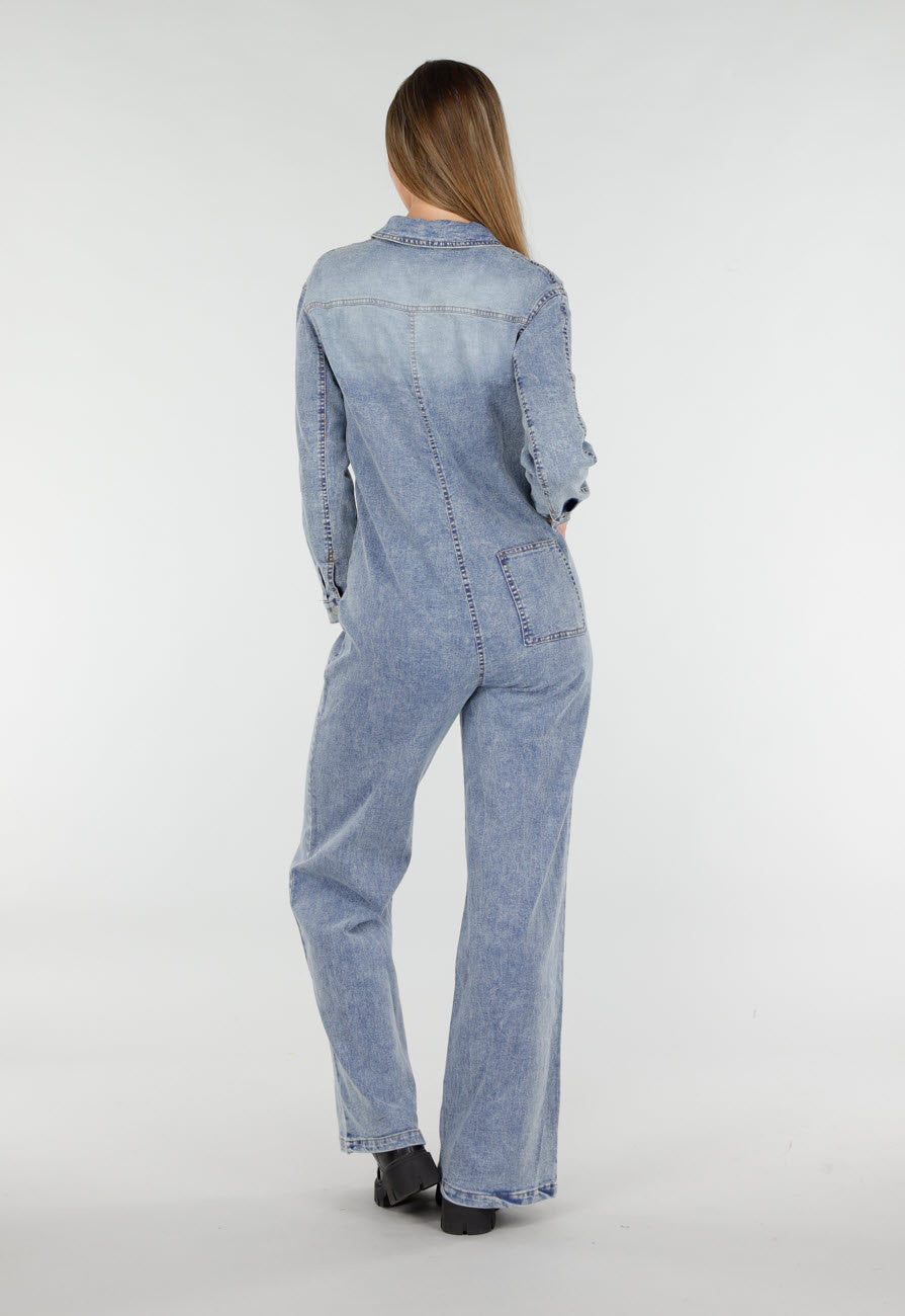 Oversized Baggy Denim Jumpsuit