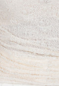 Beige See Through Kanten Top met Gedrappeerd Effect