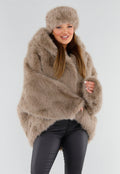 Gebreide Muts met Brede Faux Fur Rand