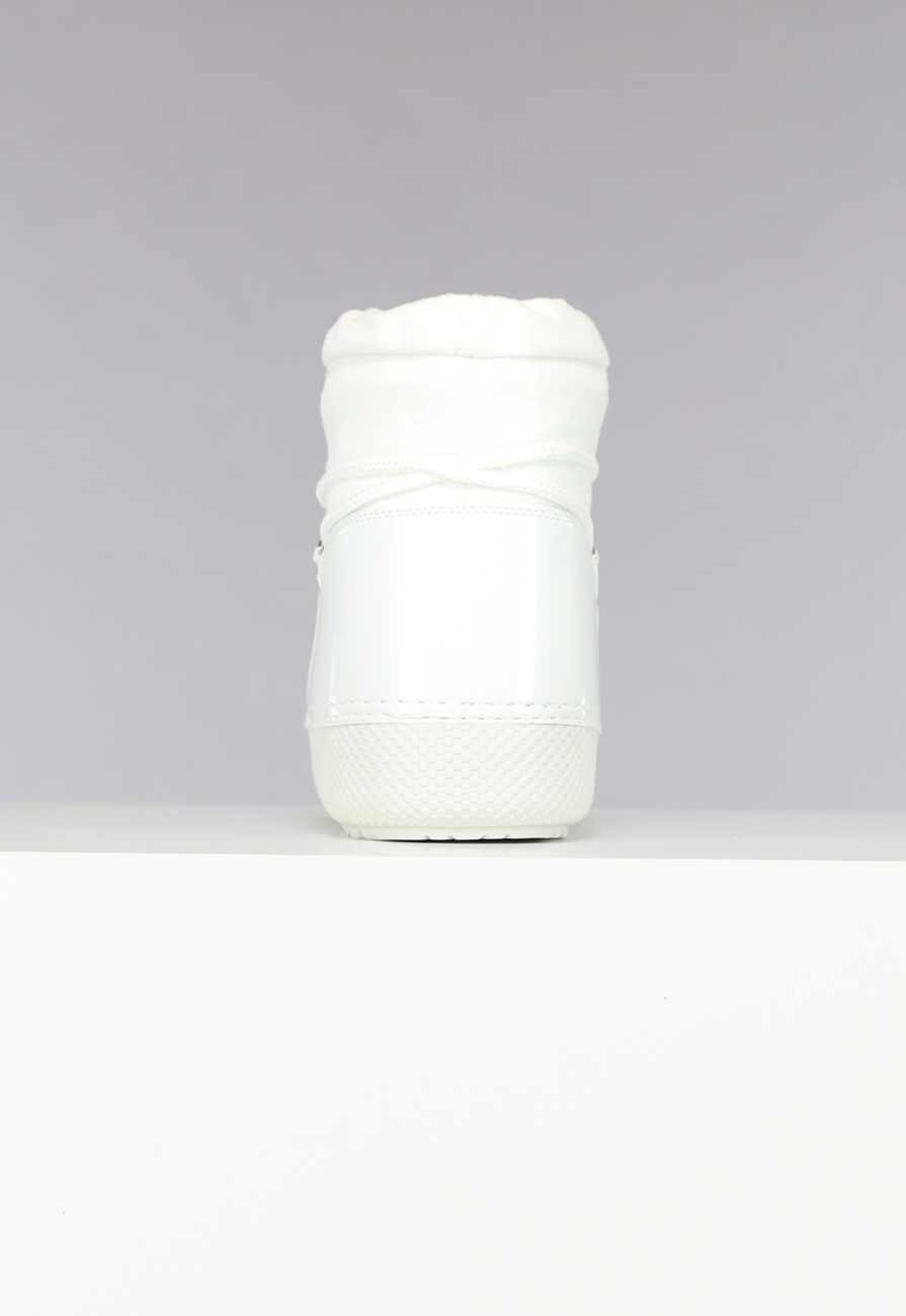Witte Sneeuwlaarzen met Shiny Details