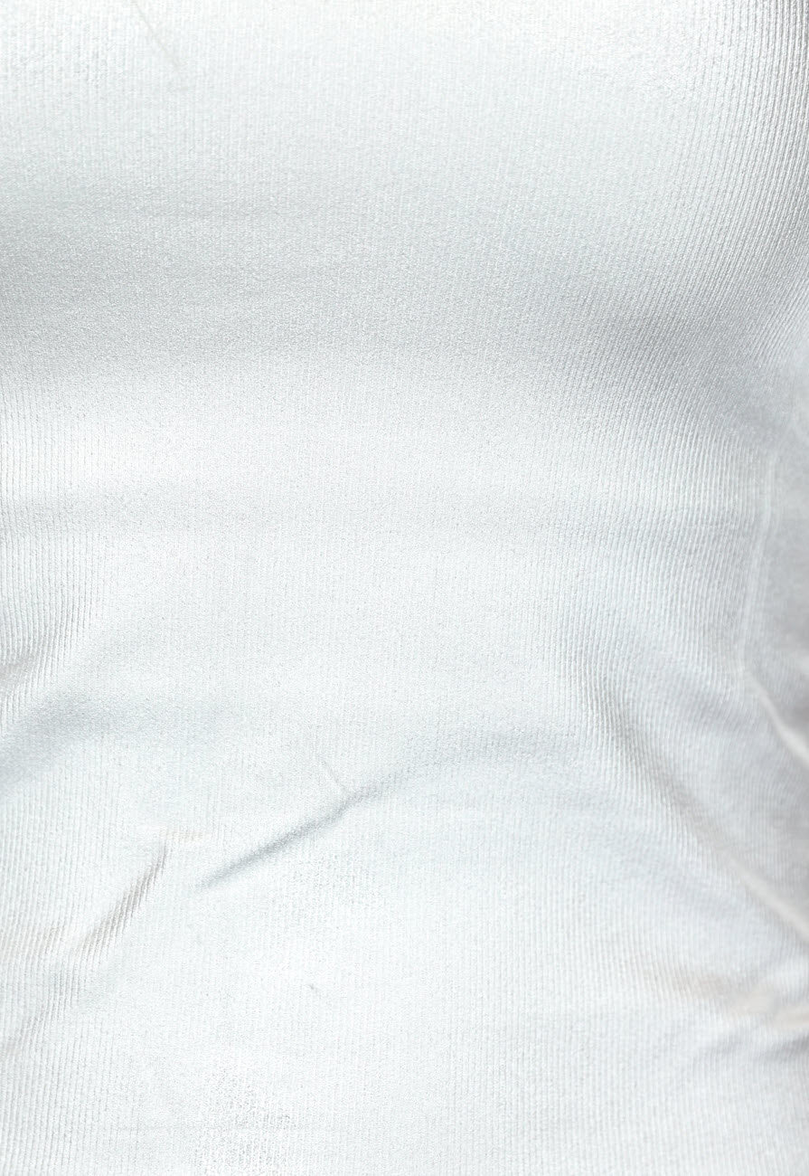 Metallic Zilveren Strapless Top met Sweetheart Halslijn