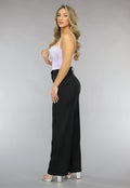 Strappy Lila Glitter Balconette Top