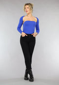 Bandeau Top met Bolero in Kobalt Blauw